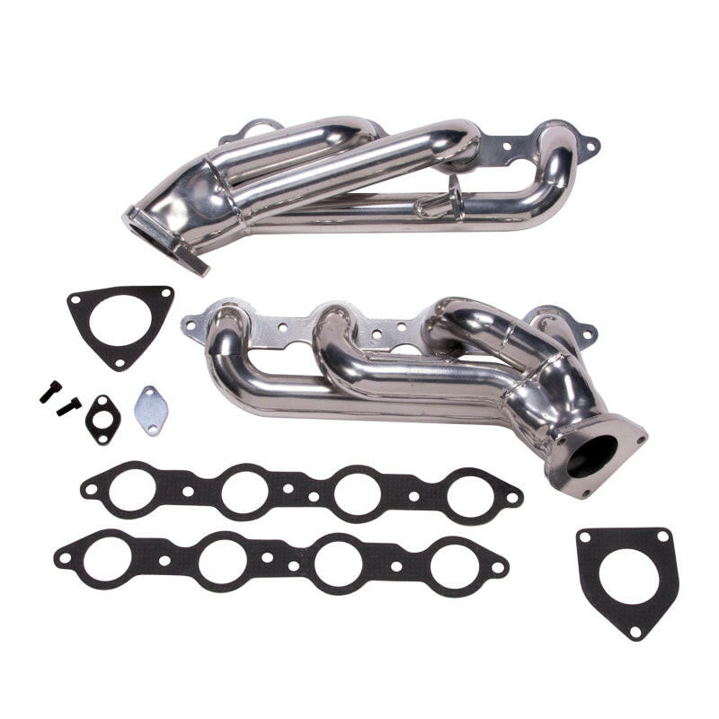 BBK 99-04 GM Truck SUV 6.0 Shorty Tuned Length Exhaust Headers - 1-3/4 Silver Ceramic Headers & Manifolds BBK