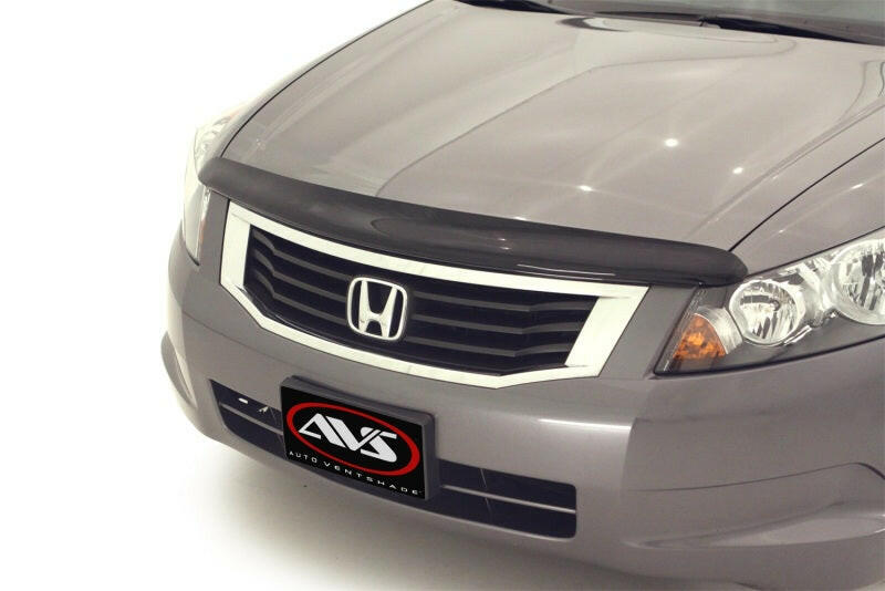 AVS 08-12 Honda Accord Carflector Low Profile Hood Shield - Smoke Hood Deflectors AVS