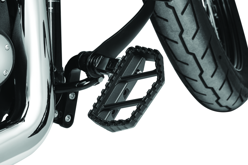 Kuryakyn Splined Peg Adapter Harley-Davidson Male Mount Black Footpegs Kuryakyn