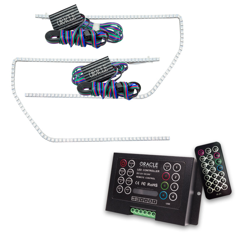 Oracle Ford F-150/Raptor 09-14 Perimeter Halo Kit - ColorSHIFT w/ 2.0 Controller Headlights ORACLE Lighting