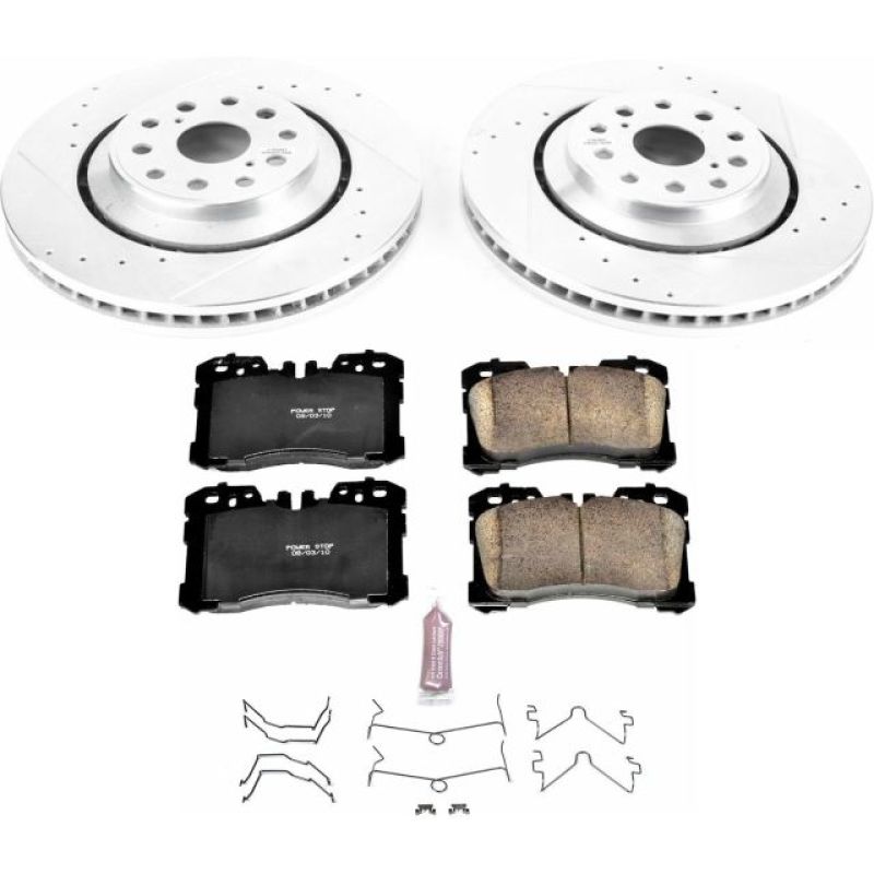Power Stop 07-09 Lexus LS460 Front Z23 Evolution Sport Brake Kit Brake Kits - Performance D&S PowerStop