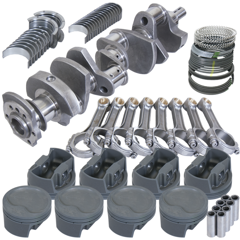 Eagle Chevy 350 3.750in Crank 5.700in I-Beam Rods -16cc 4.030in Pistons Rotating Assembly Rotating Assemblies Eagle
