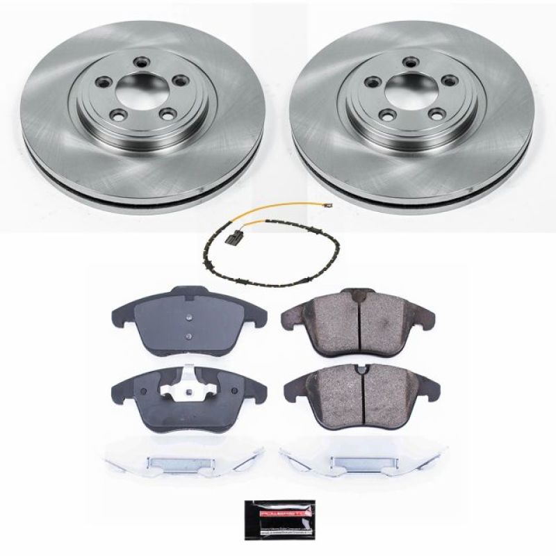 Power Stop 13-15 Jaguar XF Front Autospecialty Brake Kit Brake Kits - OE PowerStop