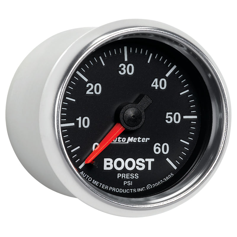 Autometer GS 52mm 0-60 psi Mechanical Boost Gauge Gauges AutoMeter