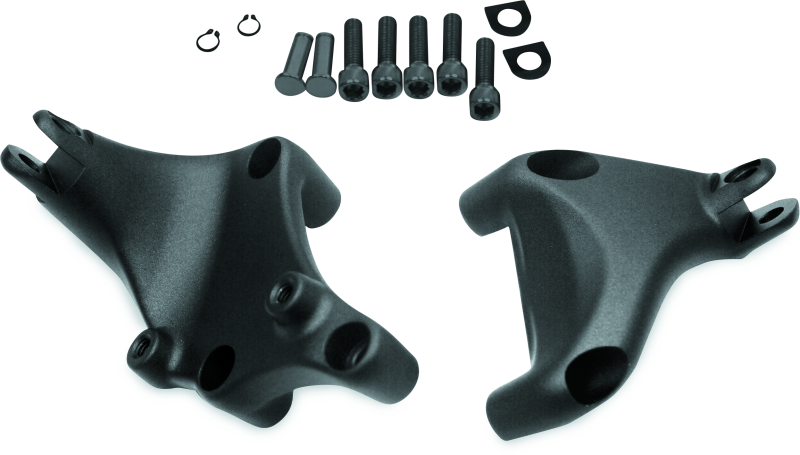 Bikers Choice 14-Up XL Black Passenger Footpeg Mount Footpegs Bikers Choice