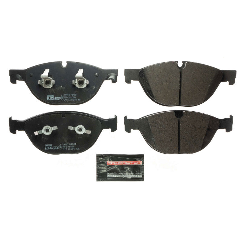Power Stop 12-15 Jaguar XKR-S Euro-Stop ECE-R90 Front Brake Pads Brake Pads - OE PowerStop