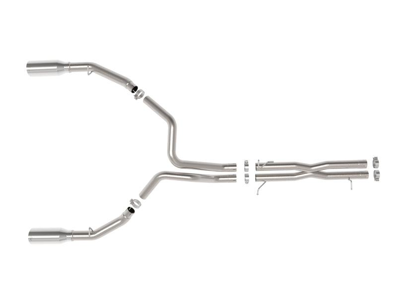 aFe 2025 Dodge RAM 1500 Vulcan Series 304 Stainless Steel Cat-Back Exhaust System w/ Polished Tip Catback aFe