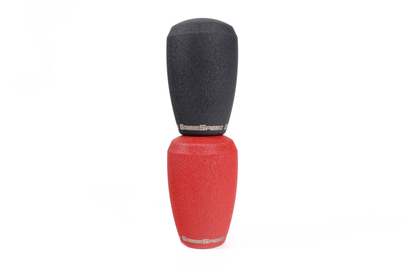 GrimmSpeed Shift Knob Stainless Steel - Subaru 5 Speed and 6 Speed Manual Transmission - Red Shift Knobs GrimmSpeed