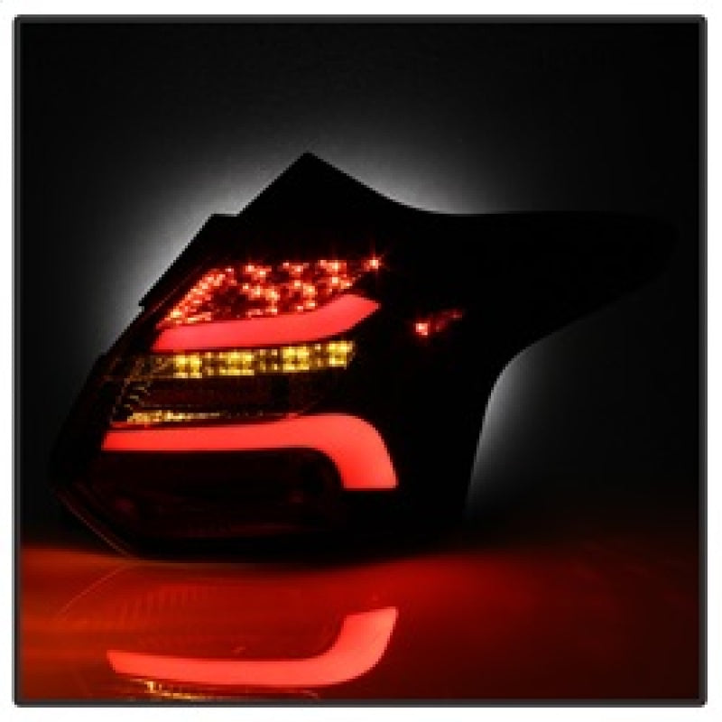 Spyder 12-14 Ford Focus 5DR LED Tail Lights - Black (ALT-YD-FF12-LED-BK) Tail Lights SPYDER