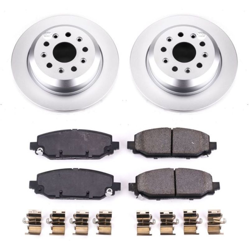Power Stop 18-19 Jeep Wrangler Rear Z17 Evolution Geomet Coated Brake Kit Brake Kits - Performance Blank PowerStop