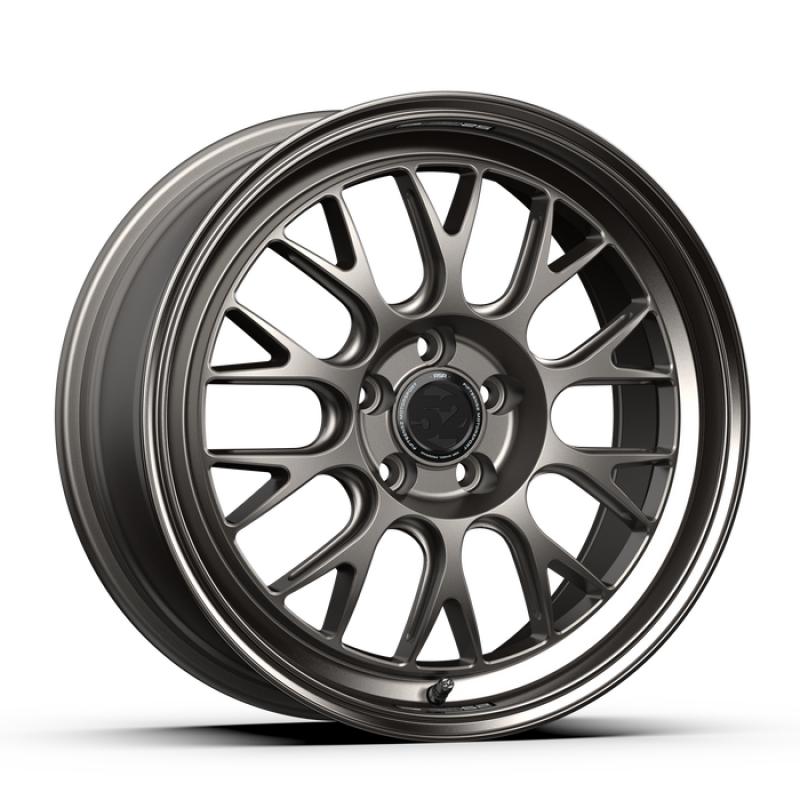 fifteen52 Holeshot RSR 18x8.5 5x108 42mm ET 63.4mm Center Bore Magnesium Grey w/ Gloss Lip Wheels - Cast fifteen52