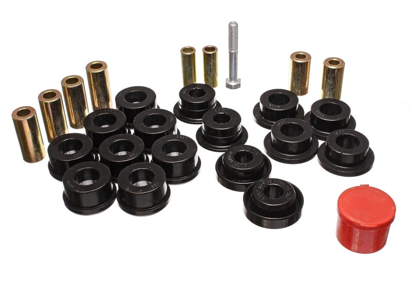 Energy Suspension Control Arm Bushings - Front - Black Bushing Kits Energy Suspension