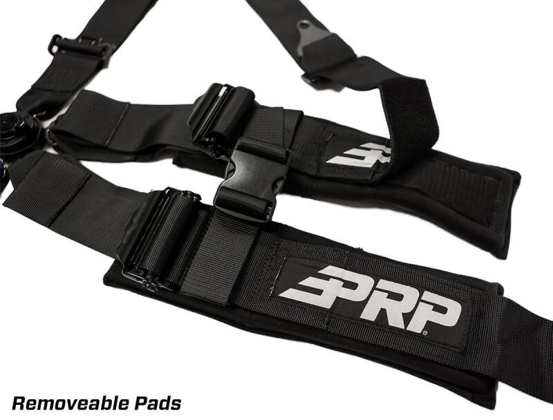 PRP 5.2 Harness(Cam-Lock, SFI Rated) - Black Seat Belts & Harnesses PRP Seats