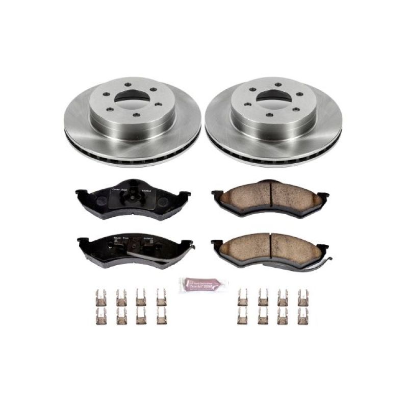 Power Stop 1999 Dodge Dakota Front Autospecialty Brake Kit Brake Kits - OE PowerStop