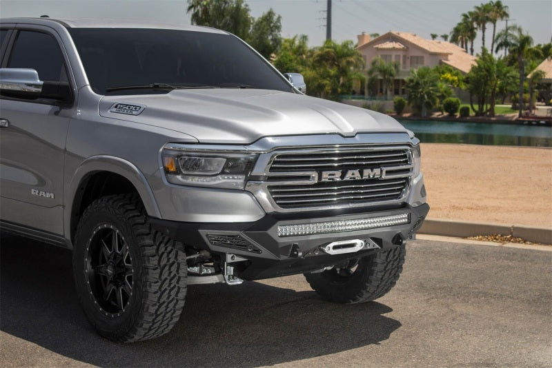 Addictive Desert Designs 19 Ram 1500 Stealth Fighter Front Bumper w/ Winch Mount & Sensor Cut Outs Bumpers - Steel Addictive Desert Designs