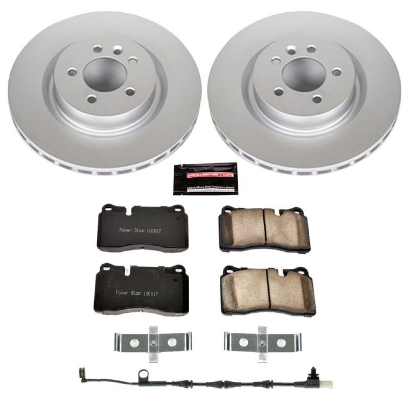 Power Stop 06-09 Land Rover Range Rover Sport Front Z23 Evolution Sport Coated Brake Kit Brake Kits - Performance D&S PowerStop