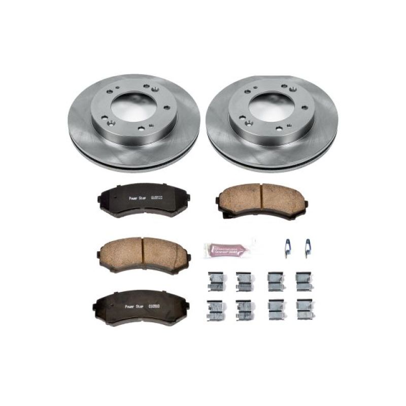 Power Stop 2002 Honda Passport Front Autospecialty Brake Kit Brake Kits - OE PowerStop