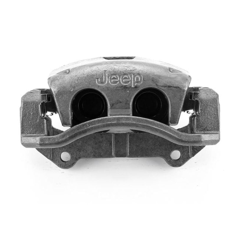 Power Stop 06-10 Jeep Commander Front Left Autospecialty Caliper w/Bracket & Logo Brake Calipers - OE PowerStop