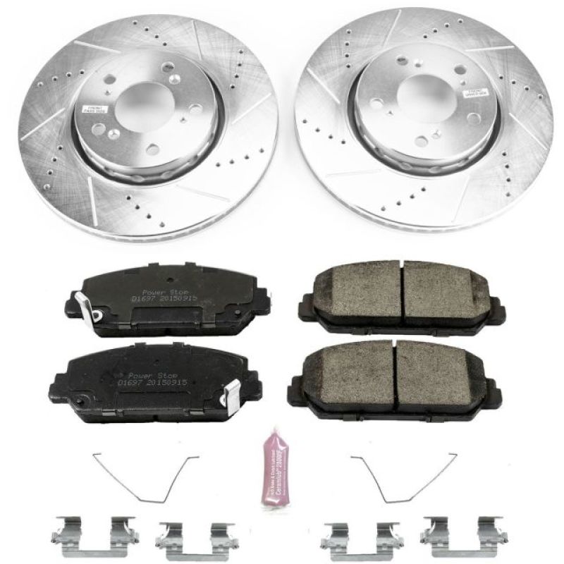 Power Stop 14-19 Acura RLX Front Z23 Evolution Sport Brake Kit Brake Kits - Performance D&S PowerStop