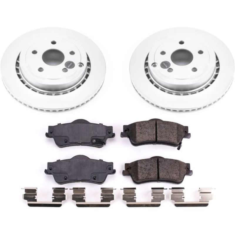 Power Stop 11-17 Chevrolet Caprice Rear Z17 Evolution Geomet Coated Brake Kit Brake Kits - Performance Blank PowerStop