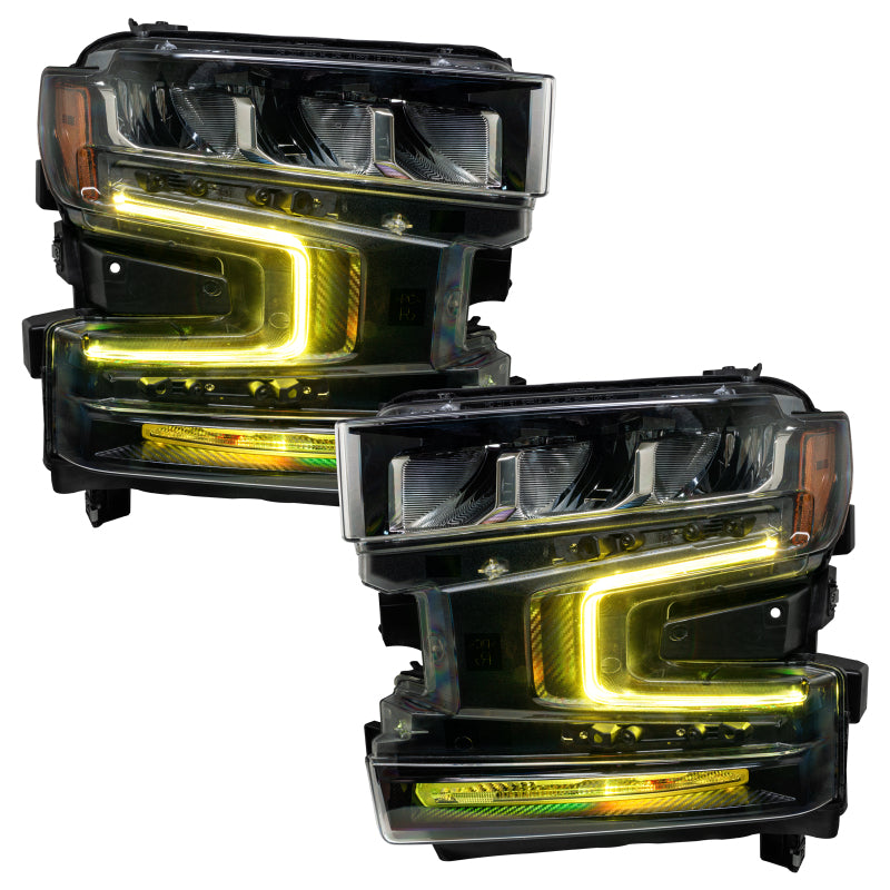 Oracle 19-21 Chevy Silverado 1500 RGB+W Headlight DRL Upgrade Kit - ColorSHIFT Headlights ORACLE Lighting