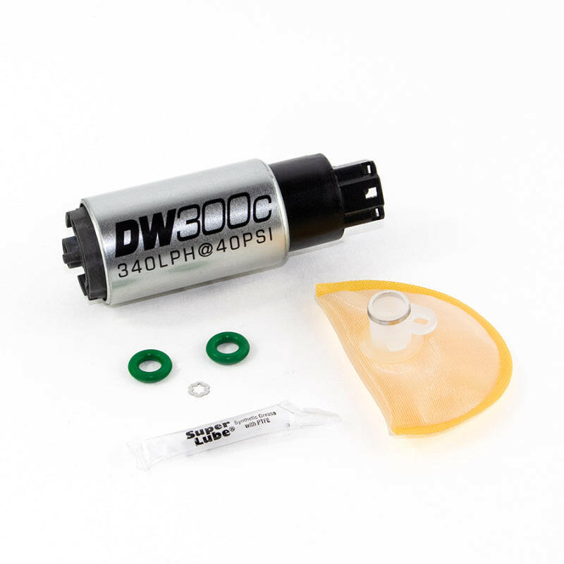 DeatschWerks 340lph DW300C Compact Fuel Pump w/ 06-11 Civic Set Up Kit (w/o Mounting Clips) Fuel Pumps DeatschWerks