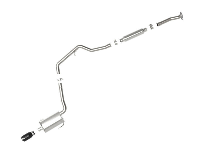 aFe POWER Takeda 12-16 Subaru Impreza 2.0L 2.5in 304SS CB Exhaust w/ Black Tips Catback aFe