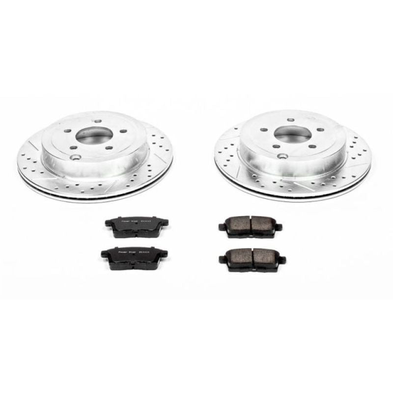 Power Stop 07-10 Ford Edge Rear Z23 Evolution Sport Brake Kit Brake Kits - Performance D&S PowerStop