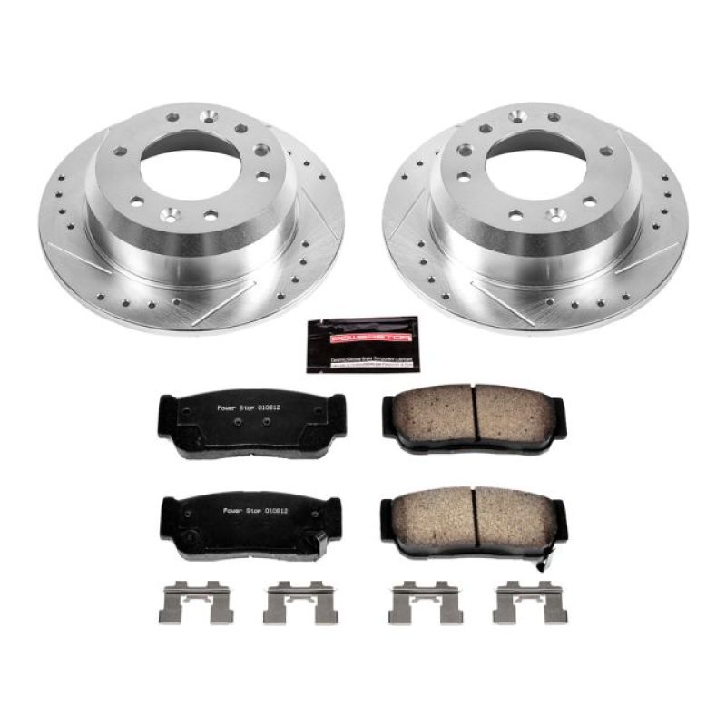 Power Stop 2007 Hyundai Entourage Rear Z23 Evolution Sport Brake Kit Brake Kits - Performance D&S PowerStop