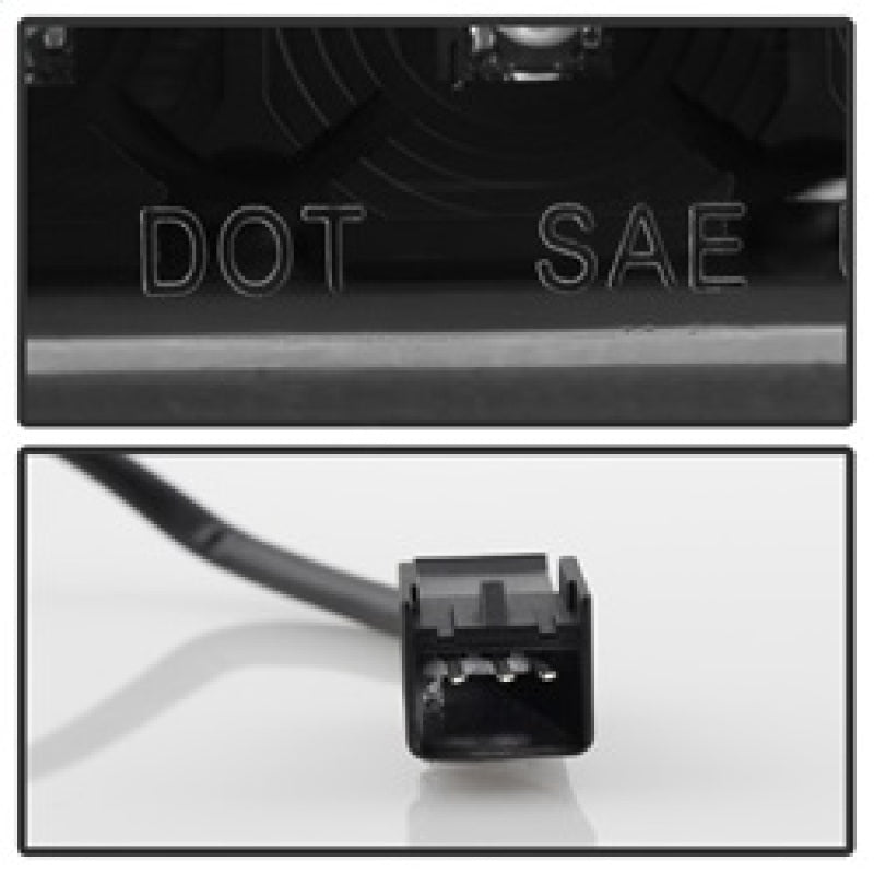 xTune Chevy Silverado 07-13 / GMC Sierra 07-13 LED 3RD Brake Light - Black BKL-CSIL07-LED-BK Brake Lights SPYDER