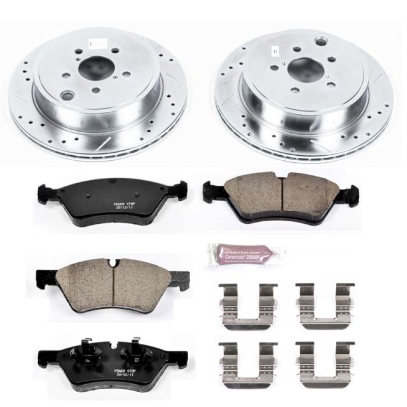 Power Stop 13-16 Scion FR-S Rear Z23 Evolution Sport Brake Kit Brake Kits - Performance D&S PowerStop
