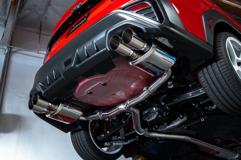 REMARK 22+ Subaru WRX VB Stainless Steel Quad Tip Catback Exhaust - Resonated Catback Remark