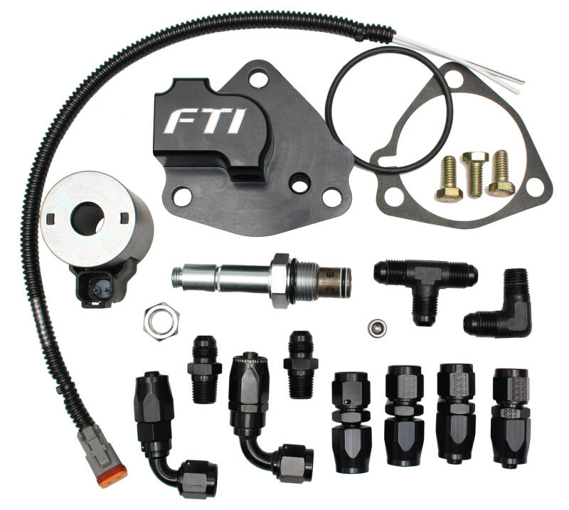 FTI Performance Powerglide Converter Charge Pressure Dump Valve Kit - External Valve Bodies FTI Performance