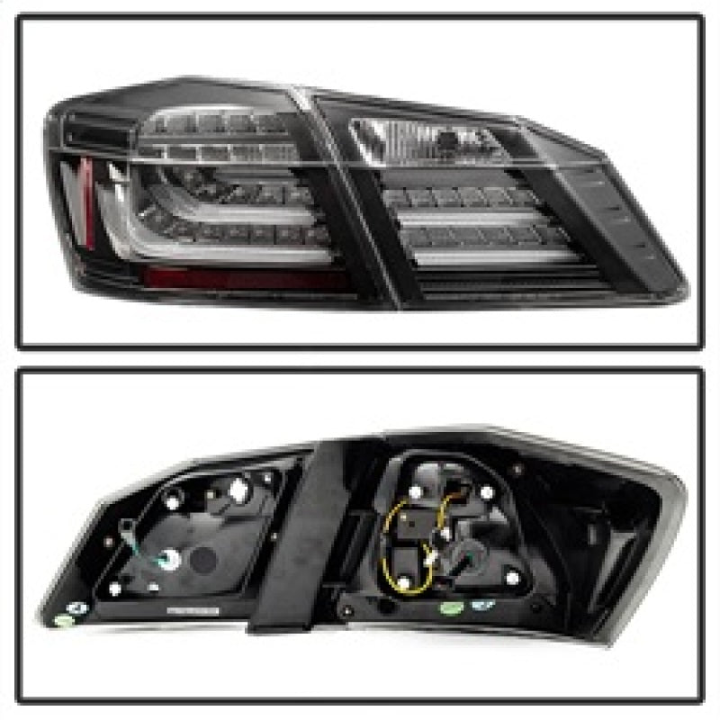 Spyder Honda Accord 2013-2015 4DR LED Tail Lights - Black ALT-YD-HA13LED-LED-BK Tail Lights SPYDER