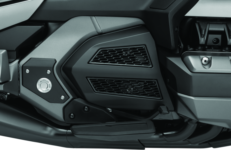 Kuryakyn Omni Transmission Covers GL1800 Satin Black Bolts Kuryakyn