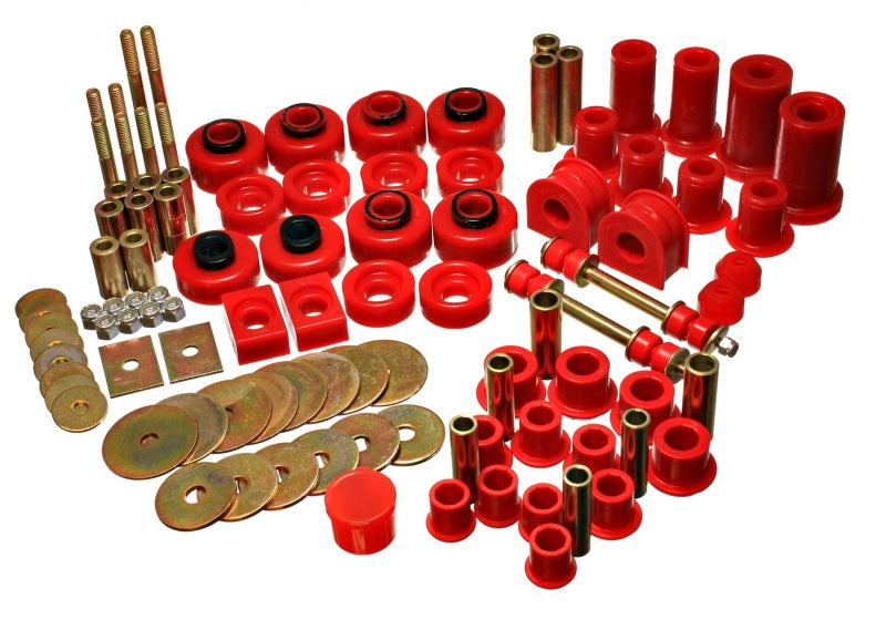 Energy Suspension 97-03 Ford F150 Pickup 2WD Std Cab/Xtd Cab/Super Crew Cab Red Hyper-flex Master Bu Bushing Kits Energy Suspension