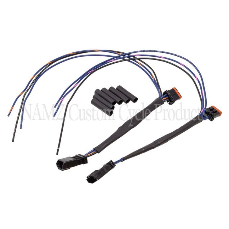 NAMZ 14-23 V-Twin Dyna/Softail/Road & Street Glide/Electra Plug-N-Play Front Turn Sig Tap Harness Wiring Harnesses NAMZ