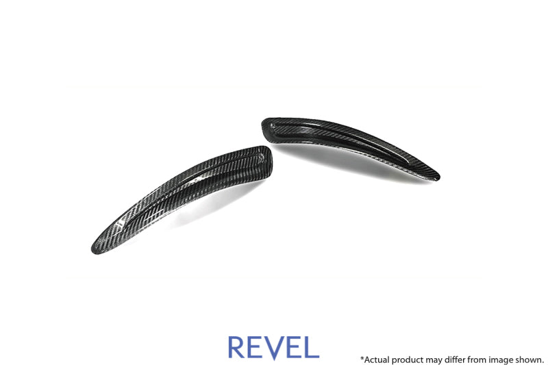 Revel GT Dry Carbon Hood Duct Cover 2020 Toyota GR Supra - 2 Pieces Carbon Accessories Revel