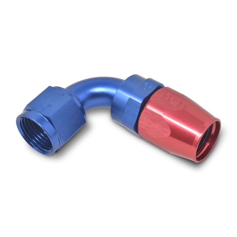 Russell Performance -16 AN Red/Blue 90 Degree Full Flow Hose End Fittings Russell