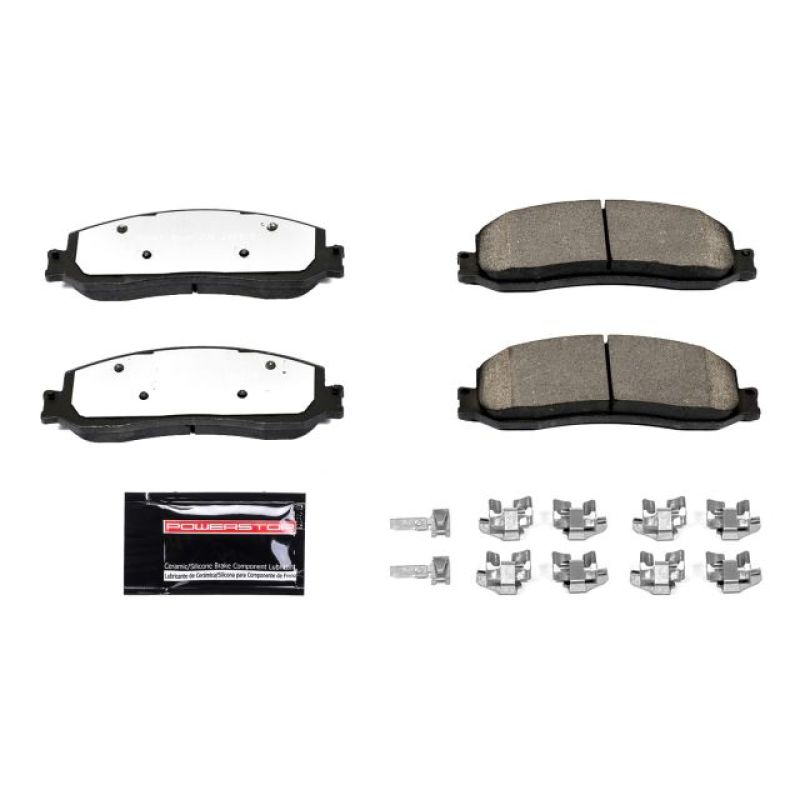 Power Stop 2012 Ford F-250 Super Duty Front Z36 Truck & Tow Brake Pads w/Hardware Brake Pads - Performance PowerStop