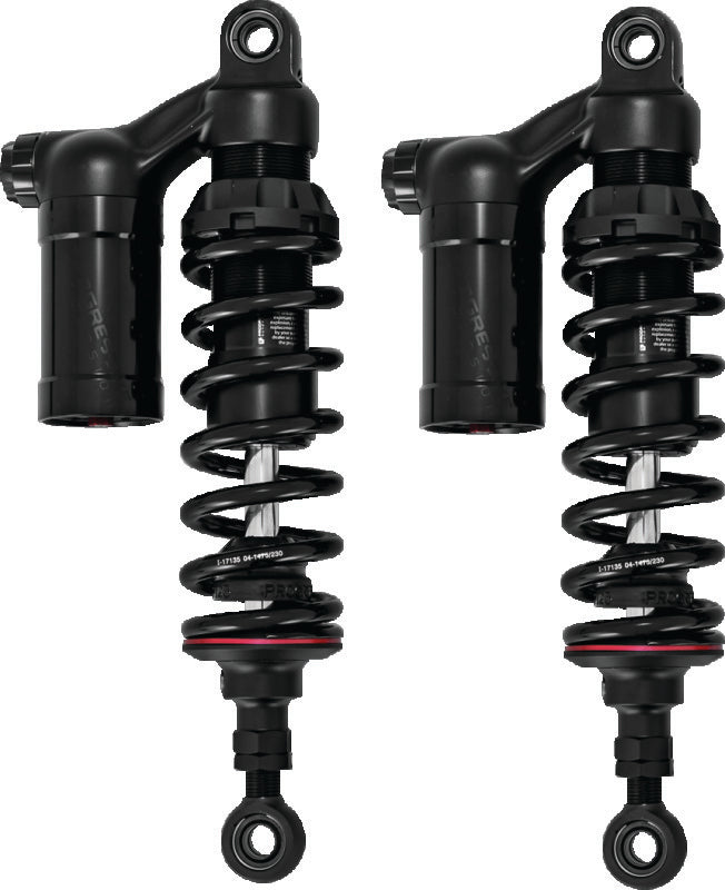 Progressive Harley Bagger 990 Series Shocks 13.0in Heavy Duty - Black Shocks and Struts Progressive