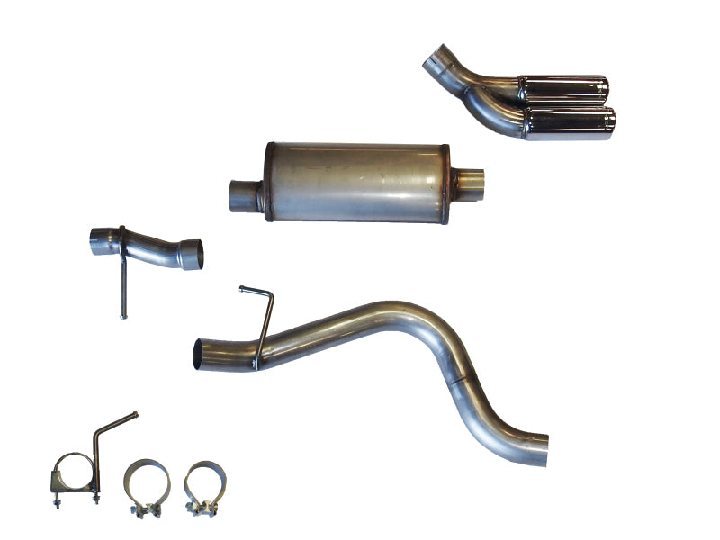 JBA 19-20 Ford Ranger EcoBoost 304SS Dual Side Rear Exit Cat-Back Exhaust w/3-1/2in Tips Catback JBA