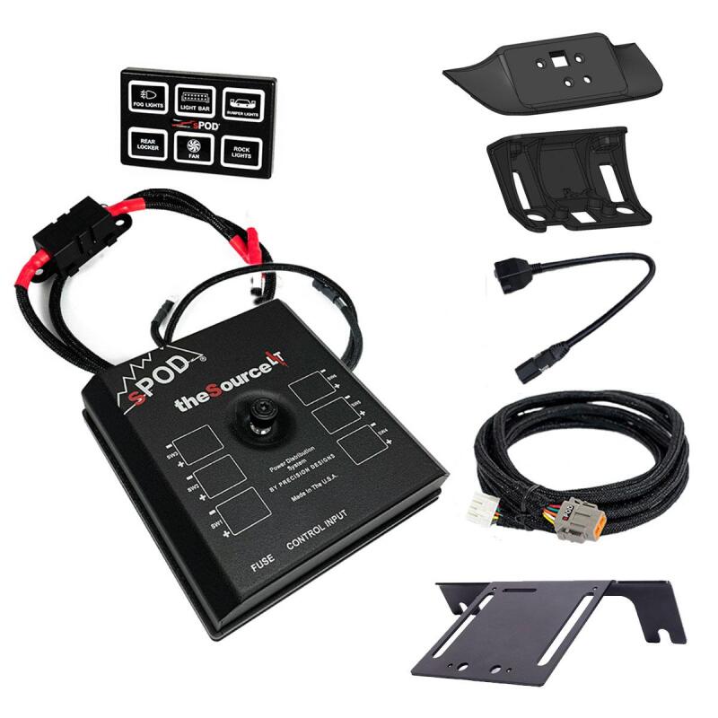 sPOD 2023+ Ford F250/F350 Super Duty Mini6 SourceLT Vehicle Power Management Kit Switch Panels SPOD