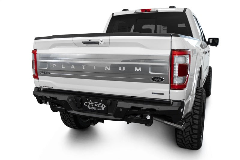 Addictive Desert Designs 2024+ Ford F-150 Black Label Rear Bumper Bumpers - Steel Addictive Desert Designs