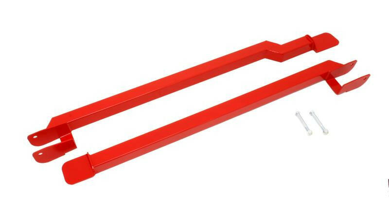 BMR 93-02 F-Body Non-Convertible Weld-On Boxed Subframe Connectors - Red Chassis Bracing BMR Suspension