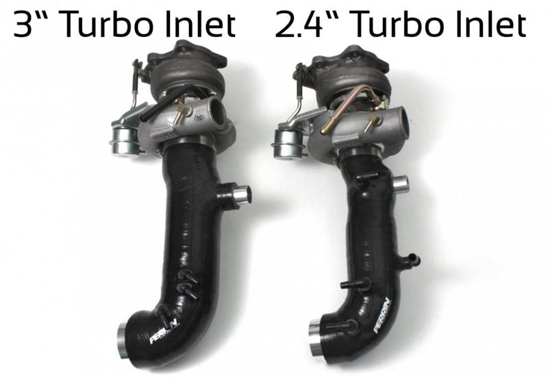 PERRIN 02-07 Subaru WRX / 04-21 STI Turbo Inlet Hose 3in. (For Aftermarket Turbos Only) - Black Hoses Perrin Performance