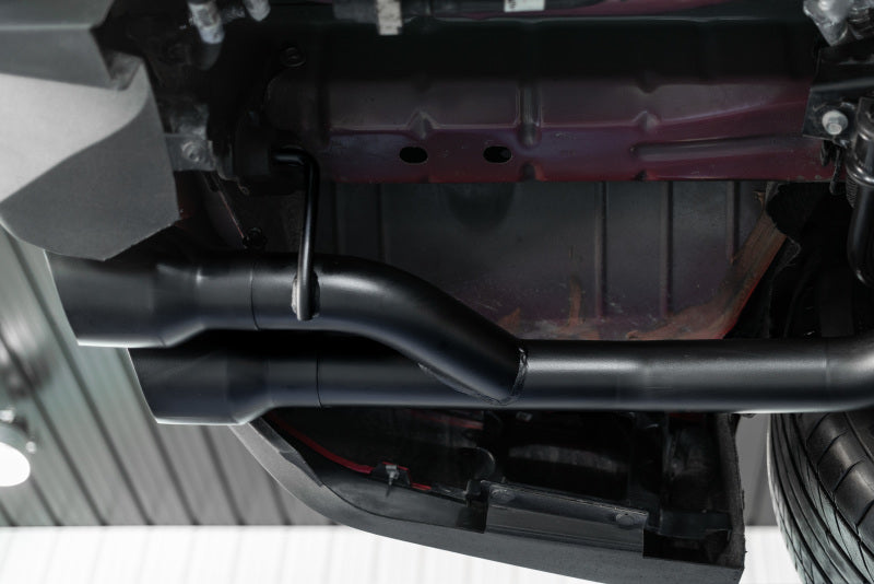 MBRP 18-20 Ford Mustang GT 2.5in T304 Non Active Dual Axle Back Exhaust System - 4in Dual Wall Tips Axle Back MBRP