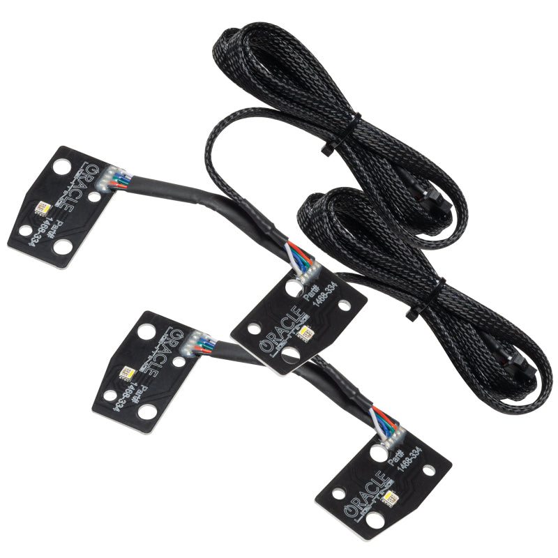 Oracle 2021 Ford Bronco DRL Upgrade w/ Halo Kit - ColorSHIFT w/ BC1 Controller Headlights ORACLE Lighting