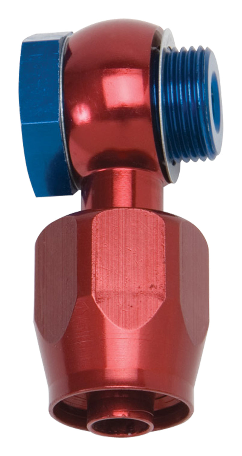 Russell Performance -6 AN Carb Banjo Adapter Fitting (Red/Blue) Bolts Russell