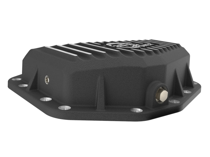 aFe Ford Bronco Raptor 22-25 V6-3.0L POWER Pro Series Rear Differential Cover Black w/ Machined Fins Diff Covers aFe